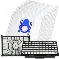 10 Vacuum Cleaner Bags Filter Bags + 2 Filters Compatible with Siemens Z 7.0 VSZ7400M1/17 VBBS07Q8V0