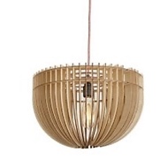 DIY wooden hanging lamp 087 store decor