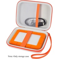 (CASE ONLY)Compatible with LaCie Rugged Mini 1TB/ 2TB/ 4TB/ 5TB External Hard Drive Portable HDD, St
