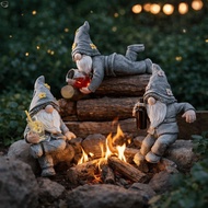 MXBEAUTY Resin Figurine, Resin Material Rustic Style Easter Garden Gnome, Gift Idea Little dwarf 3-P