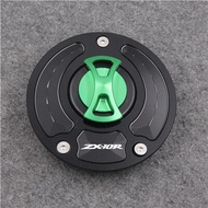 ฝาปิดถังน้ำมันเชื้อเพลิงรถจักรยานยนต์แบบไร้กุญแจสำหรับ Kawasaki Ninja ZX-10R 2006-2020 2010 2014 201