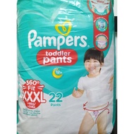 Pampers toddler pants xxxl 22pcs