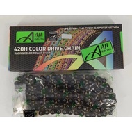 COLOUR CHAIN AJI RACING SPROCKET CHAIN 428H 428 H 132L * BLACK / PINK / RED / GREEN / PURPLE / ORANG