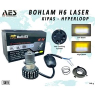 AES LASER H6 H4 LED HID LAMP I H6 H4 LASER AES HYPERLOOP I MOTORCYCLE FAN LED LIGHT