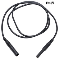YMIFI 1/2pcs Male-to-Female Banana Plug, 4mm 100CM/ 39.37inch Meter Test Lead Extension, Red&black S