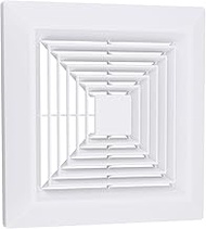 1-Piece (9"x9"Inches) Bathroom Exhaust Fan Cover with Spring for Br-oan Nu-Tone Square Ceiling or Wa
