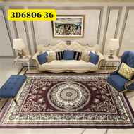 พรม พรมปูพื้นนุ่ม พรมกำมะหยี่ 3D ขนาด 2*3เมตร พรมปูพื้นห้องนั่งเล่น พรม3มิติ พรมปูห้องรับแขก พรมขน