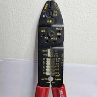 Milbar 28E Insulated Crimping tool with wire stripper and Screw Cutter (M2.5 , M3 , M3.5 , M4 , M5)