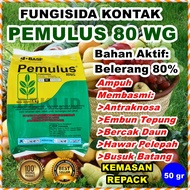 Pemulus 80 WG 50 gram Repack Belerang 80% Fungisida Akarisida Microthiol Obat Blerang Jamur Busuk Da