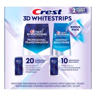 Best Value Buy 20 Get 10 Crest 3D Whitestrips Professional Effects Large Box Model (Total 30 Sachets