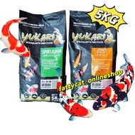 YUKARI Fish Food 5Kg (SPIRULINA /ECO/PRO MIX)Makanan Ikan Koi