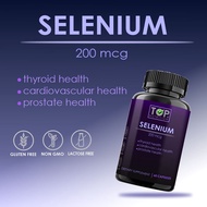 TOP Selenium 200 mcg 60 Caps as Selenium Glycinate Complex