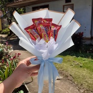 BUKET SNACK MINI / Buket Coklat / Kado Ulang Tahun / Bouquet Snack20cm