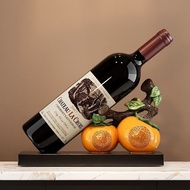 [HalfHandmade Production]New Chinese Style Wine Rack Decoration Lucky Persimmon Wine Rack Cabinet Ob