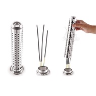 Stainless Steel Incense Stick Holder Agarbatti Stand With Dhoop Holder Incense Sambrani Holder