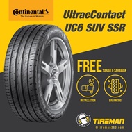 (Year 22) Continental UC6 SUV SSR Runflat Tyre 255/45R20 Tayar Tire (FREE INSTALLATION/Delivery) SABAH SARAWAK Clearance Sale Audi BMW Mercedes Volvo