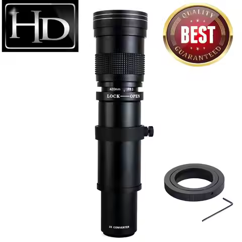 JINTU 420-800mm f/8.3 Telephoto Zoom Lens for Olympus Micro M4/3 OM-D E-M5 II E-M10 E-M5 E-M1 Pen E-