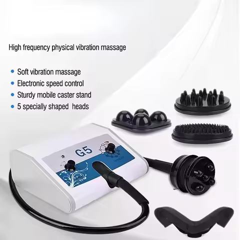 5in1 G5 Vibration Slimming Machine High Frequency Fat Reduction Electric Body Sculpting Massager Hyd