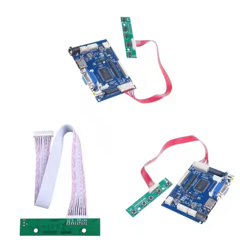 AT070TN90 92 94 TTL LVDS Controller Board VGA 2AV 50PIN LCD