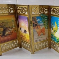 地鐵十二生肖紀念車票 連銅製屏風 第一代...