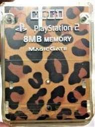 幸運小兔 PS2遊戲 HORI 豹紋 斑馬紋 迷彩 透明系列 PS2記憶卡 PS2遊戲記憶卡 PS2儲存卡 日版