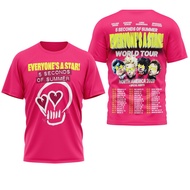 5 Seconds Of Summer Everyone’s A Star Pink 3D T-Shirt