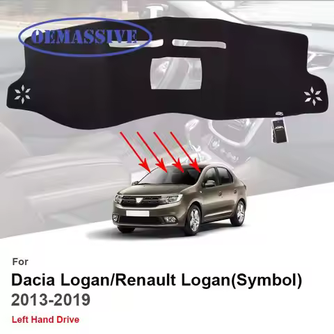 OEMASSIVE For Dacia Renault Logan 2 2012 - 2019 Renault Symbol Car Inner Auto Dashboard Cover Pad Ca