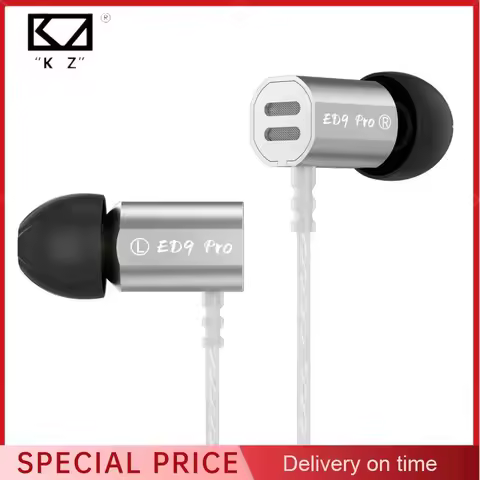 KZ ED9 PRO ED9PRO In Ear Earphones Semi-Open Large Soundstsge Dynamic Driver Bass Music Headset HIFI