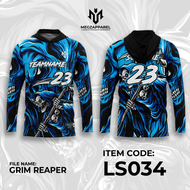 LS034 Basketball Warmer Hoodie Full Sublimation Free Change Team Name ,surname and Number