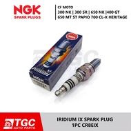 NGK Spark Plug Iridium IX CF MOTO NK 300 SR650 NK 400 GT 650 MT ST PAPIO 700 CLX HERITAGE CR8EIX 1Pc