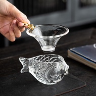 Haoxiang Goldfish Glass Tea Strainer Tea Strainer Creative Tea Strainer Tea Maker Tea Strainer Tea S