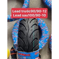 Lead and Attila Tubeless Motorcycle Tires Specifications 90/90-12 and 100/90-10 Vanlock Brand