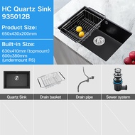 HIGOLD Sink Colourful Kitchen Sink Quartz Materials Multiple Options Kitchen Sink Essential