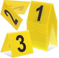 ABOOFAN Crime Scene Decorations 15Pcs Evidence Markers Crime Scene Markers Tents 1-15 Crime Scene Nu