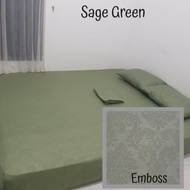 sprei homemade premium sage green supermurah - 120 x 200