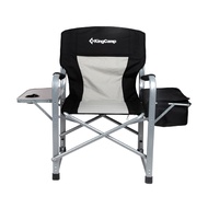 KingCamp Heavy Duty Camping Director Chair Outdoor Folding Chairs for Adults Oversized Camp Chair wi