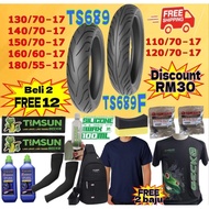 TIMSUN Tyre TS689 TS689F🎁 110/70-17 120/70-17 130/70-17 140/70-17 150/70-17 160/60-17 180/55-17 XJ6 