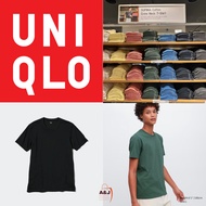 [100% ORIGINAL💯🛍️] UNIQLO SUPIMA Cotton Crew Neck Short Sleeve T-Shirt Men Baju Kosong Tshirt Lengan Pendek Lelaki