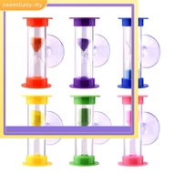 <SWEETBB>3 Min Sand No Battery Shower Timer Save Water Needed Tooth Brushing Timer