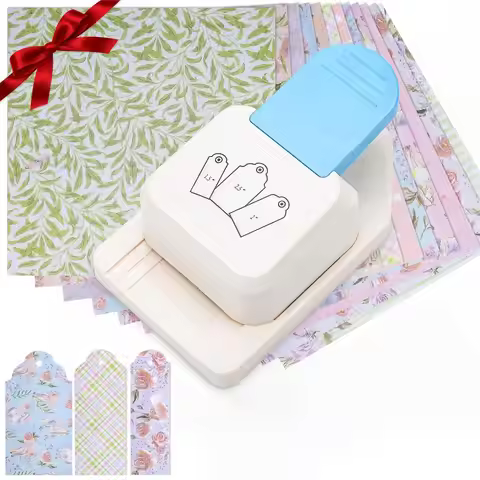 3-in-1 round label hole punch & 1.5 inch, 2 inch, 2.5 inch corner paper hole punch, round label shap