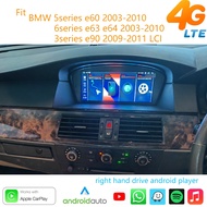 android player headunit monitor gps radio carplay android auto bmw e60 e90 5series 6series m5 m6 cam