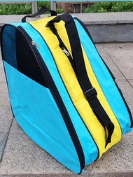 Roller Skates Backpack Roller Skates Bag Blue Football Storage Children Skates Adult Male Skiing Boo