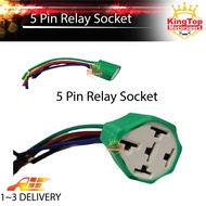 Universal Car Relay 5 Pin Relay Socket Relay 5 Pin 12V 40A 87 Ceramic Relay Socket