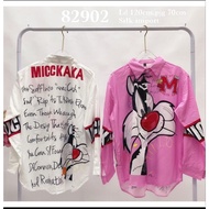 KEMEJA Beautiful silk cotton shirt KD 82902 Ld 120 PJ 70