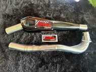 ท่อเชง ทรงกรวย คอไล่ สีดำพาวเดอร์โค้ท w110i 2009-2020 ท่อสูตร SML ( เลือกสเปดได้ )