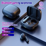 Tws Gaming Bluetooth Headset LED Display with Microphone Noise Cancellation Wireless Bluetooth 5.3 Sports Headset Long Battery Life
