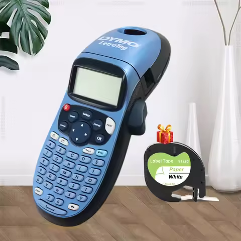 Inkless Label Maker Dymo LetraTag LT100H LT-100H Label Printer Handheld Self-adhesive Sticker Printe