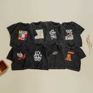 Iamkids - Children's Washed Tee Distro T-Shirt for Boys & Girls | Oversized TEE 1-5T