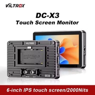 Viltrox DC-X2 DC-X3 6 Inch 4K Touch Screen Monitor 2000 Nits Profissional Photographic FHD HD Portab