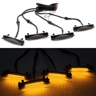 Fit for Toyota 4Runner TRD PRO 2020 2021 2022 2023 Front Grille LED Lamps Amber Lights